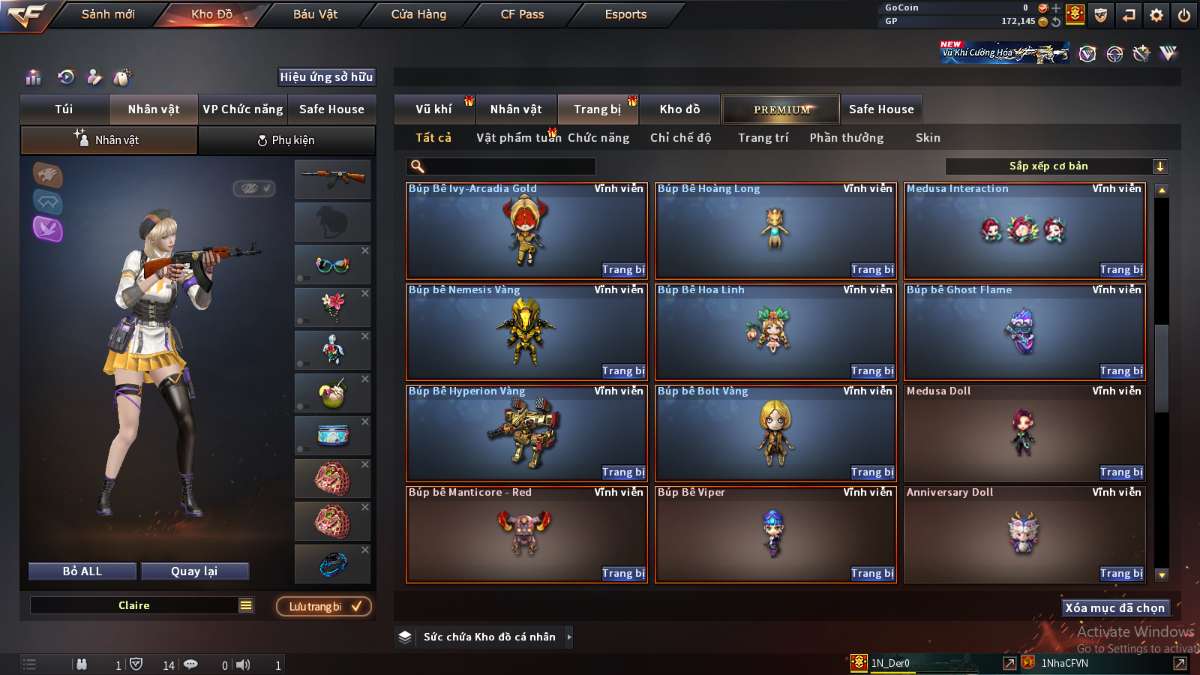 shop acc cf uy tin gia re